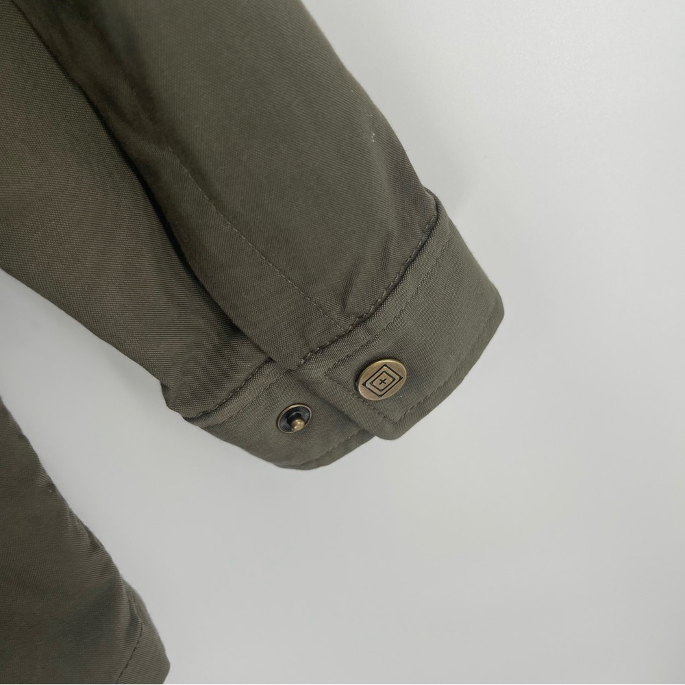 5.11 Tactical Series Army Green Full Zip Size Medium Watch Jacket Men’s Pockets - Picture 8 of 12